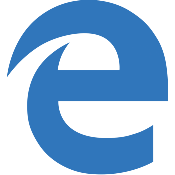 Logo Microsoft Edge sur 2 lignes